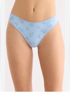 Free People Homegrown Thong in Clear Blue
size XL NWT